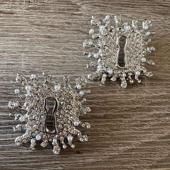 Key shape Earrings N885 - Picture 3 of 5